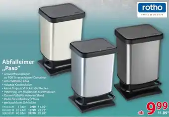 Selgros rotho Abfalleimer ,,Paso" Angebot