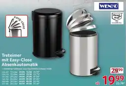 Selgros WENKO Treteimer mit Easy-Close Absenkautomatik Angebot