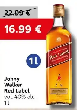 VELTA Free Shop Johny Walker Red Label Angebot