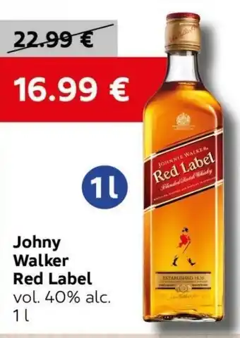 VELTA Free Shop Johny Walker Red Label Angebot