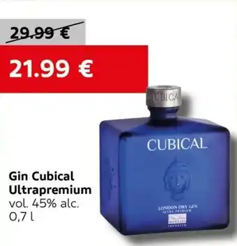 VELTA Free Shop Gin Cubical Ultrapremium Angebot