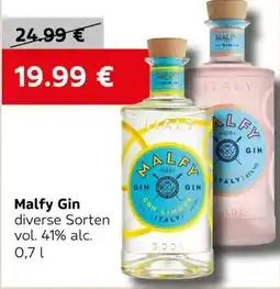 VELTA Free Shop Malfy Gin Angebot