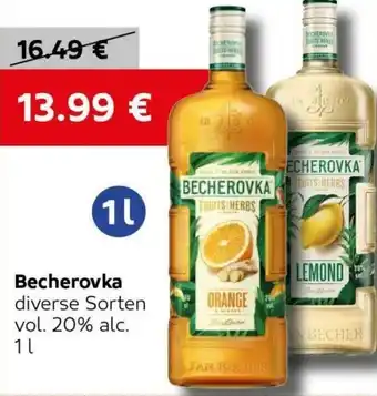 VELTA Free Shop Becherovka Angebot