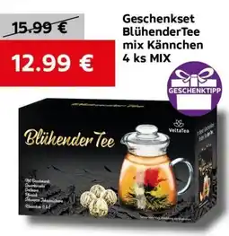 VELTA Free Shop Geschenkset BlühenderTee mix Kännchen 4 ks MIX Angebot