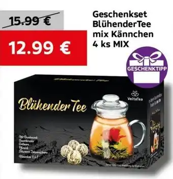 VELTA Free Shop Geschenkset BlühenderTee mix Kännchen 4 ks MIX Angebot