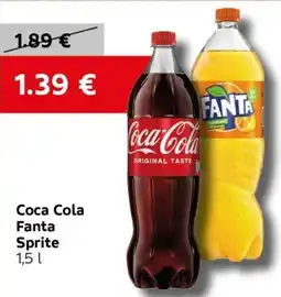 VELTA Free Shop Coca Cola Fanta Sprite Angebot