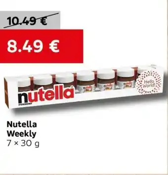 VELTA Free Shop Nutella Weekly Angebot