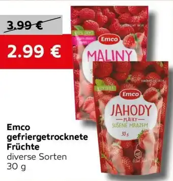 VELTA Free Shop Emco gefriergetrocknete Früchte Angebot