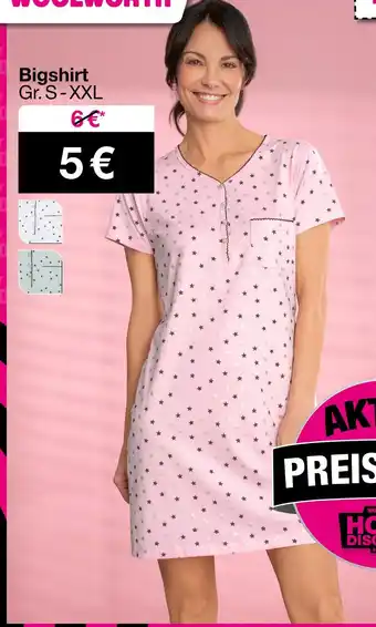 Woolworth Bigshirt Angebot