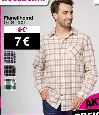 Woolworth Flanellhemd Angebot