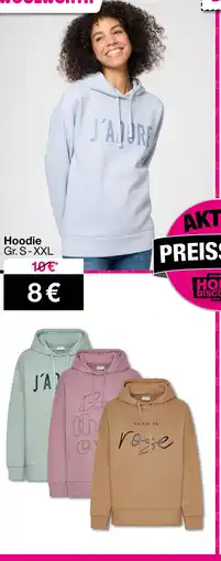 Woolworth Hoodie j'adore gr. s - xxl Angebot