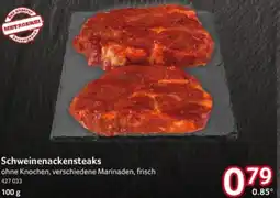 Selgros Schweinenackensteaks Angebot