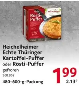 Selgros Heichelheimer Echte Thüringer Kartoffel-Puffer oder Rösti-Puffer Angebot