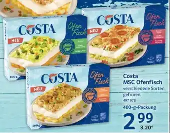 Selgros Costa MSC Ofenfisch Angebot