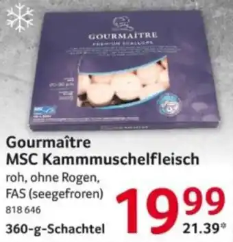 Selgros Gourmaître MSC Kammmuschelfleisch Angebot