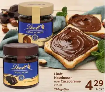 Selgros Lindt Haselnuss- oder Cacaocreme Angebot