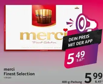 Selgros merci Finest Selection Angebot