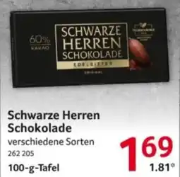 Selgros Schwarze Herren Schokolade Angebot