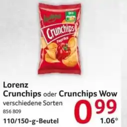 Selgros Lorenz Crunchips oder Crunchips Wow Angebot