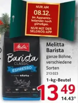Selgros Melitta Barista Angebot