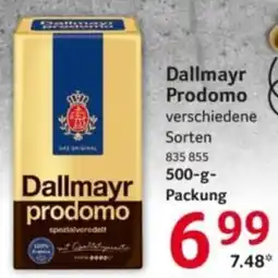 Selgros Dallmayr Prodomo Angebot