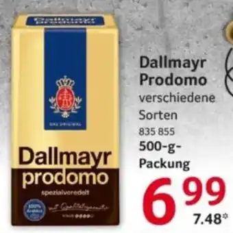 Selgros Dallmayr Prodomo Angebot