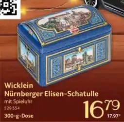 Selgros Wicklein Nürnberger Elisen-Schatulle Angebot
