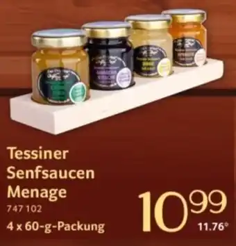 Selgros Tessiner Senfsaucen Menage Angebot