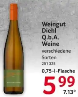Selgros Weingut Diehl Q.b.A. Weine Angebot