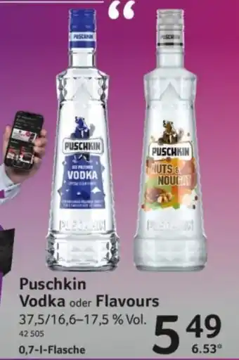 Selgros Puschkin Vodka oder Flavours Angebot