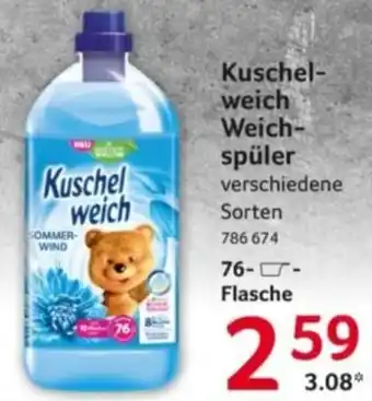 Selgros Kuschel- weich Weich- spüler Angebot