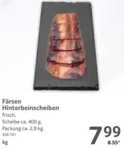 Selgros Färsen Hinterbeinscheiben Angebot