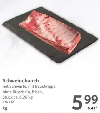 Selgros Schweinebauch Angebot