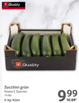 Selgros Zucchini grün Angebot