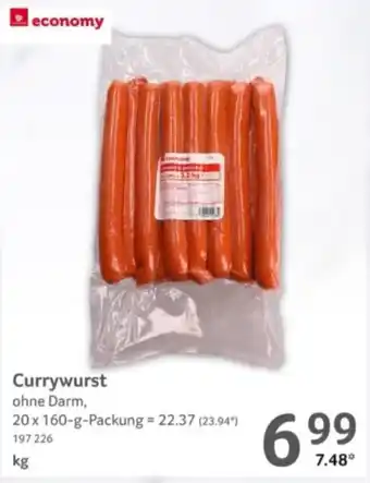 Selgros economy Currywurst Angebot