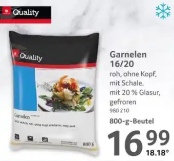 Selgros Garnelen 16/20 Angebot