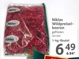 Selgros Niklas Wildpreiselbeeren Angebot