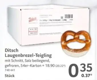 Selgros Ditsch Laugenbrezel-Teigling Angebot