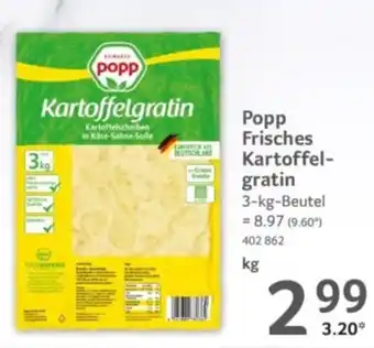 Selgros Popp Frisches Kartoffel- gratin Angebot