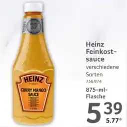 Selgros Heinz Feinkost- sauce Angebot