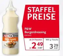 Selgros P&W Burgerdressing Angebot