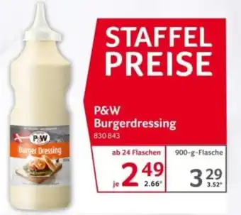Selgros P&W Burgerdressing Angebot