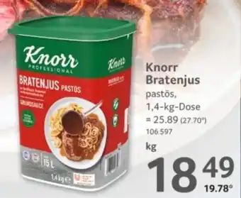 Selgros Knorr Bratenjus Angebot