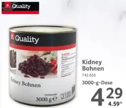 Selgros Quality Kidney Bohnen Angebot