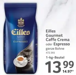 Selgros Eilles Gourmet Caffe Crema oder Espresso Angebot