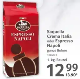 Selgros Saquella Crema Italia oder Espresso Napoli Angebot