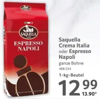 Selgros Saquella Crema Italia oder Espresso Napoli Angebot