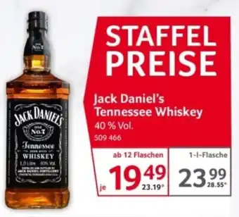 Selgros Jack Daniel's Tennessee Whiskey Angebot
