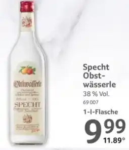 Selgros Specht Obst- wässerle Angebot