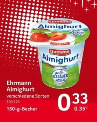 Selgros Ehrmann Almighurt Angebot
